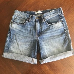Banana Republic boyfriend roll up shorts